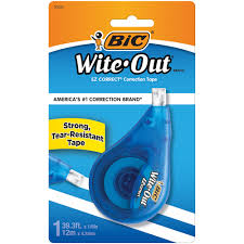 Correction Tape Bic Wite Out EZ Correct