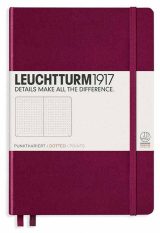Journal Leuchtturm 1917 Medium Dotted Port Red