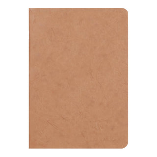 Notebook Clairefontaine Stapled A5 Lined Tobacco