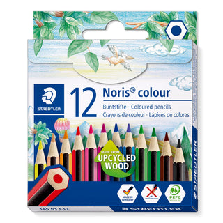 Coloured Pencils Staedtler Noris Colour Half Length 12 Pack