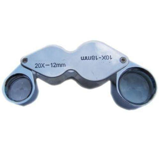 HAND LENS GEOLOGY DOUBLE LENS 10X 18MM AND 20X 12MM