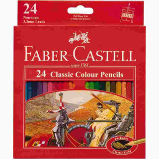 Coloured Pencils Faber Castell Classic 24 Pack