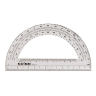 Protractor Celco 180 Degrees 15cm