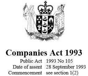 Companies Act 1993 : Version as at 5 April 2025