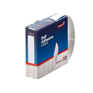 Labels Quik Stik Rectangle 13 x 49mm White 550 Pack