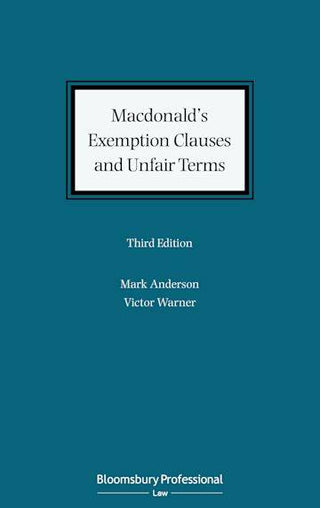 Macdonald-s Exemption Clauses and Unfair Terms