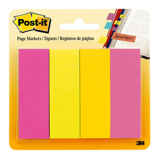 Post It Notes Page Markers 22 x 73mm Assorted 200 Pack