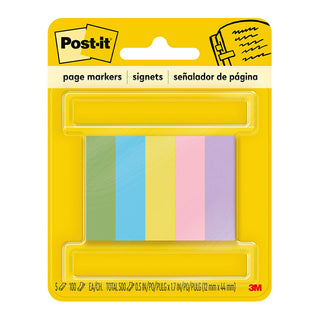 Post It Page Markers Floral Fantasy 500 Pack