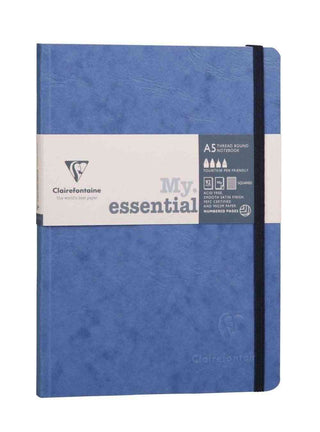 NOTEBOOK CLAIREFONTAINE MY ESSENTIAL A5 DOT BLUE