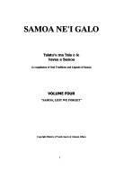 Samoa Nei Galo : Samoa Lest We Forget Volume 4