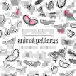 Calming Colouring Animal Patterns : 80 Blissful Patterns to Colour In