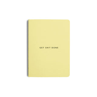 Notebook Get Shit Done Minimal A5 Lemon