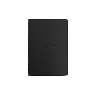 Notebook Get Shit Done Minimal A6 Black