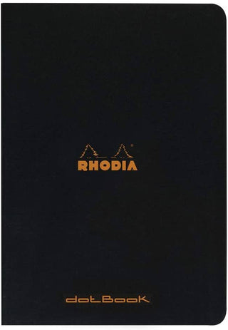 Exercise Book Rhodia Classic Stapled A4 Dot Black