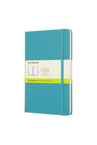 JOURNAL MOLESKINE CLASSIC HC LARGE PLAIN REEF BLUE