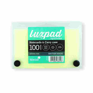 SYSTEM CARDS LUXPAD 5 X 3 RULED 100 PACK WITH CARRY CASE