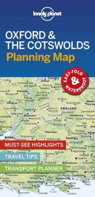 Lonely Planet Oxford and the Cotswolds Planning Map