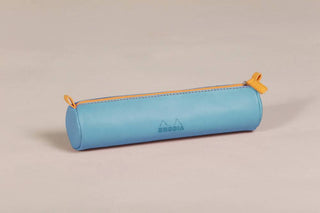 PENCIL CASE RHODIARAMA ROUND TURQUOISE