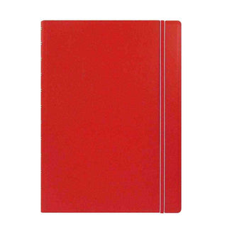 NOTEBOOK FILOFAX REFILLABLE A4 RED