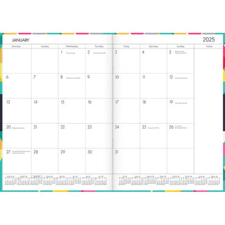 Diary 2025 Collins A5 Monthly Planner Cosmo Assorted