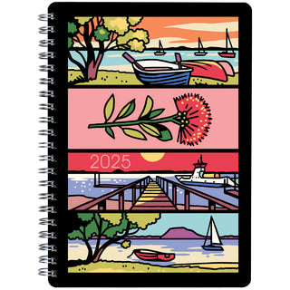 Diary 2025 Collins A63 Kiwi Vibe Assorted