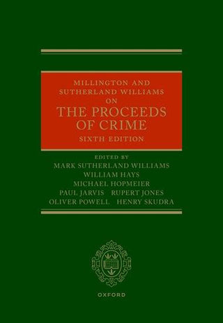 Millington and Sutherland Williams on the Proceeds of Crime