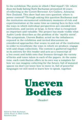 Uneven Bodies : Reader