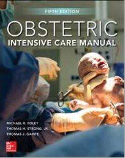 Obstetric Intensive Care Manual