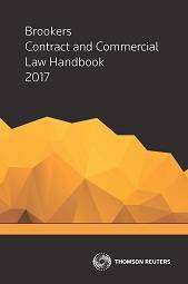 Brookers Contract and Commercial Law Handbook 2017