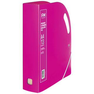 MAGAZINE FILE FM PREMIUM EXPANDING 13 POCKET SHOCKING PINK