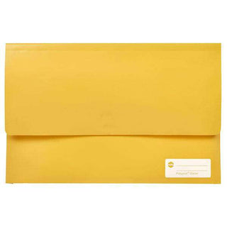 Document Wallet Marbig Polypick Yellow