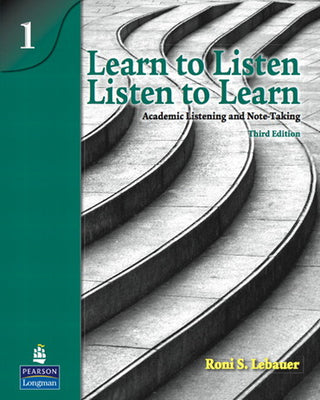 Learn to Listen Listen to Learn 1 : Student-s Book