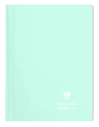 NOTEBOOK CLAIREFONTAINE KOVERBOOK A4 LINED MINT