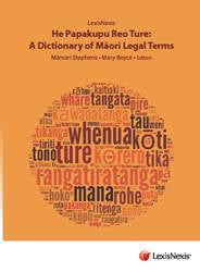 A Dictionary of Maori Legal Terms : He Papakupu Reo Ture