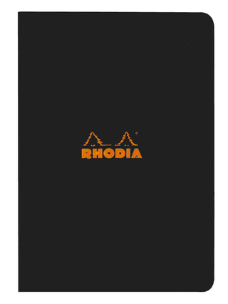 Exercise Book Rhodia Classic Stapled A4 Lined Black