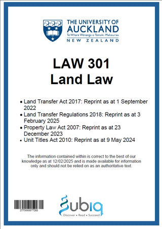 LAW 301 Custom Legislation Bundle 2025