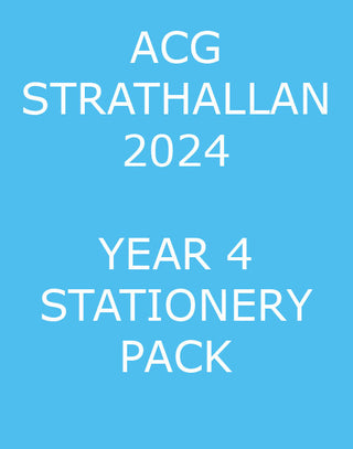 2024 ACG Strathallan Year 4 Term 4 Stationery Pack