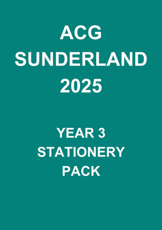 2025 ACG Sunderland Year 3 Stationery Pack