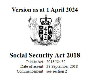 Social Security Act 2018: Version as at 1 April 2024