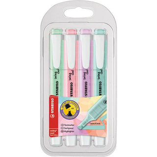 Highlighter Stabilo Swing Cool Pastel 4 Pack