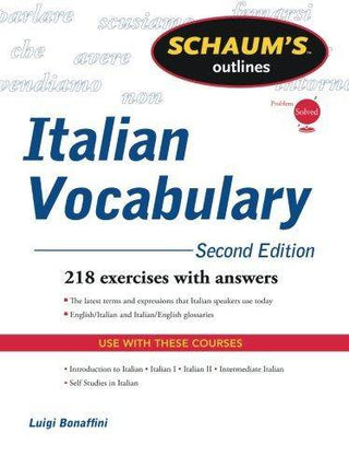 Schaum-s Outline of Italian Vocabulary