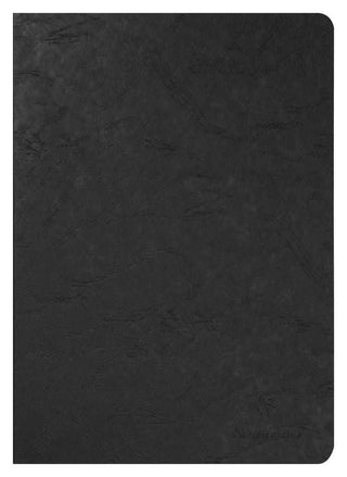 NOTEBOOK CLAIREFONTAINE STAPLED A4 BLANK BLACK