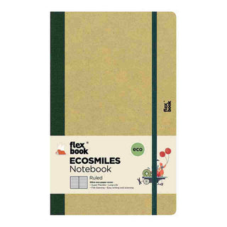 Notebook Flexbook Ecosmiles Medium Ruled Olive