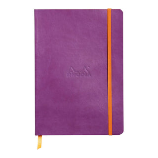 Notebook Rhodiarama Softcover A5 Lined Purple