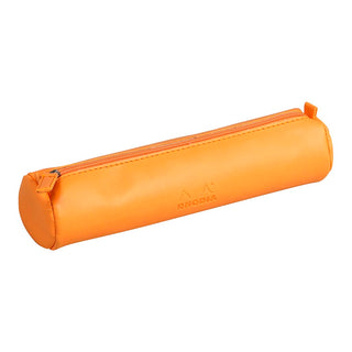 Pencil Case Rhodiarama Round Orange