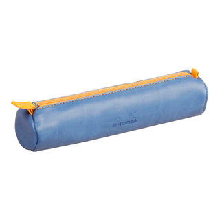 Pencil Case Rhodiarama Round Sapphire Blue