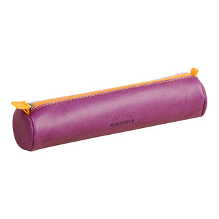 Pencil Case Rhodiarama Round Purple