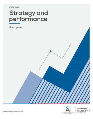 Strategy and Performance : CA Program Study Guide