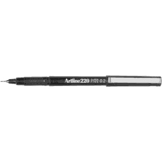 PEN ARTLINE 220 SUPER FINE 0.2MM BLACK