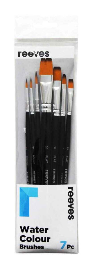 Paint Brush Set Reeves Watercolour 7 Pack